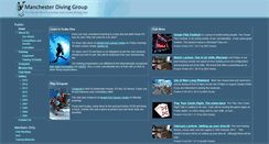 Desktop Screenshot of manchesterdiving.org.uk
